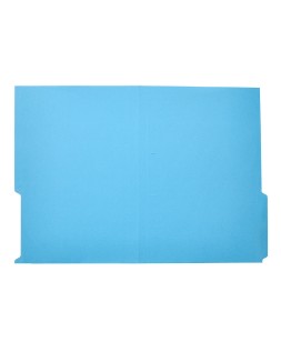 Subcarpeta cartulina liderpapel din a4 pestaña derecha 240g/m2 azul