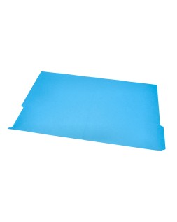 Subcarpeta cartulina liderpapel din a4 pestaña derecha 240g/m2 azul