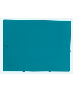 Carpeta liderpapel portadocumentos gomas 36933 polipropileno din a4 verde translucido lomo 25 mm
