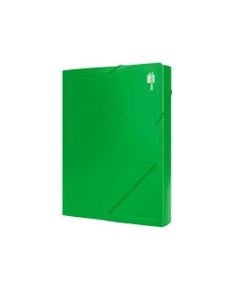 Carpeta liderpapel portadocumentos 36903 polipropileno dina4 verde lomo 50 mm