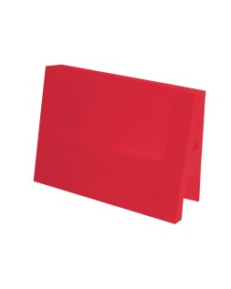 Carpeta liderpapel portadocumentos polipropileno dina4 rojo translucido lomo 50 mm