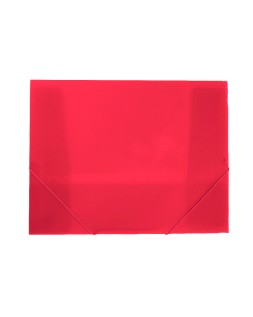 Carpeta liderpapel portadocumentos polipropileno dina4 rojo translucido lomo 50 mm