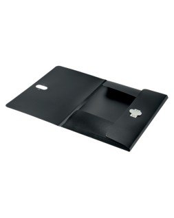 Carpeta leitz recycle gomas tres solapas din a4 polipropileno negro