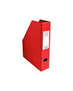 Revistero exacompta pvc lomo 70 mm color rojo 230x310x70 mm