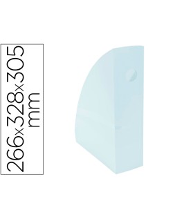 Revistero exacompta aquarel mag-cube azul pastel 266x328x305 mm