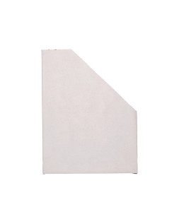 Revistero liderpapel ecouse carton 100% reciclado color blanco 256x100x335 mm