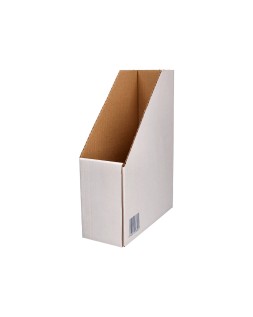 Revistero liderpapel ecouse carton 100% reciclado color blanco 256x100x335 mm