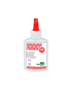 Pegamento cola blanca lavable liderpapel bote de 56 ml