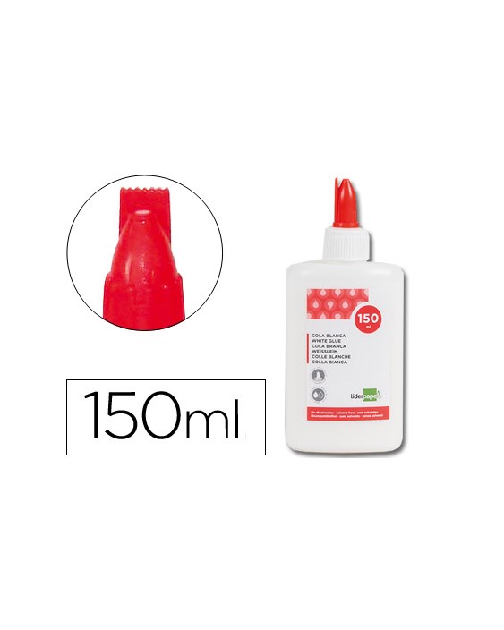 Pegamento cola blanca lavable liderpapel bote de 150 ml