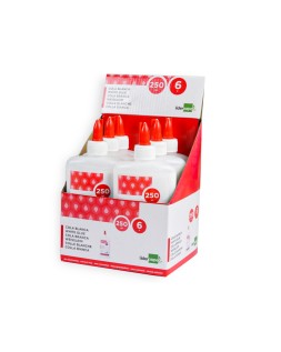 Pegamento cola blanca lavable liderpapel bote de 250 ml