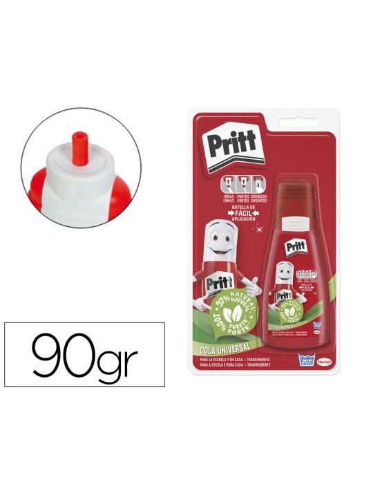 Pegamento cola universal pritt transparente bote de 100 g