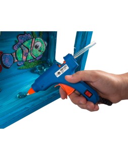 Barra termofusible liderpapel 7 mm de diametro x 200 mm de alto blister de 12 unidades