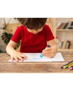 Pegamento liderpapel en barra 15 g trazo magico color neon surtido unidad