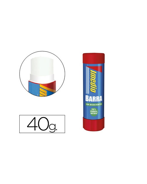 Pegamento imedio en barra 40 g unidad