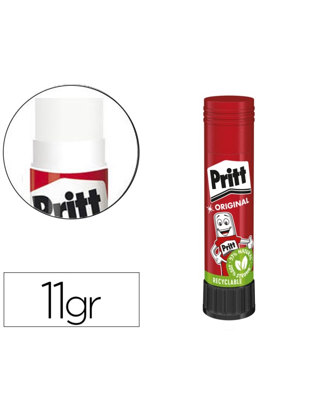 Pegamento pritt en barra 11 g unidad