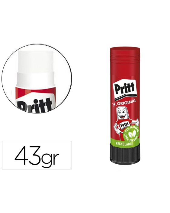 Pegamento pritt en barra 43 g unidad