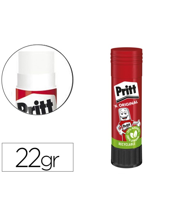Pegamento pritt en barra 22 g unidad