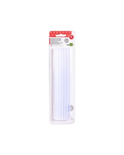Barra termofusible liderpapel de 11 mm de diametro x 200 mm de largo blister de 6 unidades