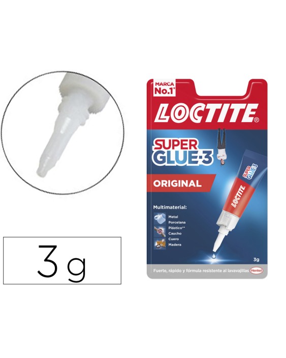 Pegamento loctite 3 g adhesivo instantaneo original unidad