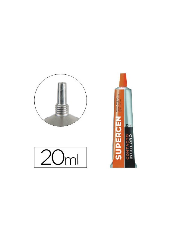 Pegamento supergen contacto incoloro 20 ml unidad