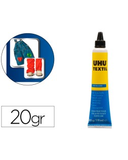Pegamento uhu especial textil tubo 20 g en blister