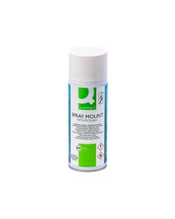 Pegamento q-connect spray quick mount adhesivo reposicionable bote de 400 ml