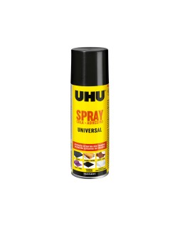 Pegamento uhu spray adhesivo 3 en 1 permanente bote de 200 ml