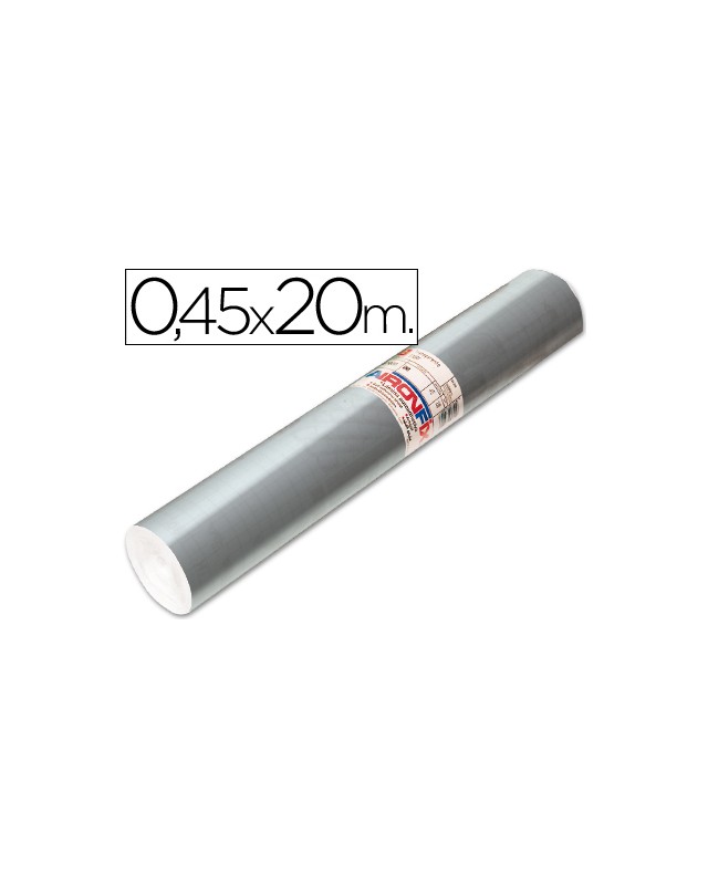 Rollo adhesivo aironfix especial plata 69193 rollo de 20 m