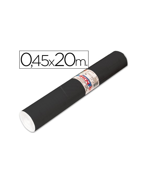 Rollo adhesivo aironfix unicolor negro mate 67004 rollo de 20 m