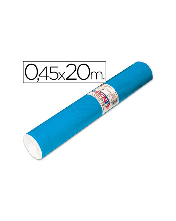 Rollo adhesivo aironfix unicolor azul mate medio 67014 rollo de 20 m