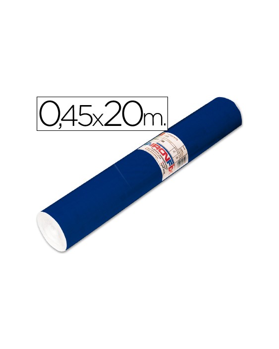 Rollo adhesivo aironfix unicolor azul mate oscuro 67150 rollo de 20 m