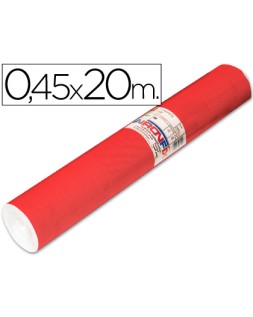 Rollo adhesivo aironfix unicolor rojo mate claro 67151 rollo de 20 m