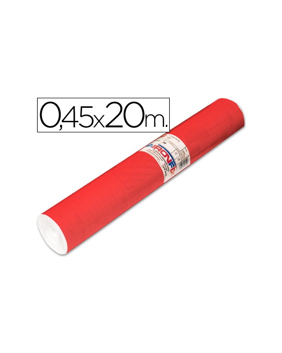Rollo adhesivo aironfix unicolor rojo mate claro 67151 rollo de 20 m