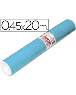 Rollo adhesivo aironfix unicolor azul mate claro 67013 rollo de 20 m