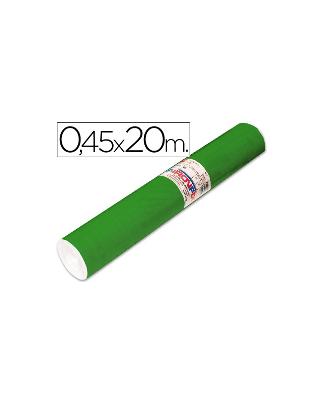 Rollo adhesivo aironfix unicolor verde brillo 67047 rollo de 20 m