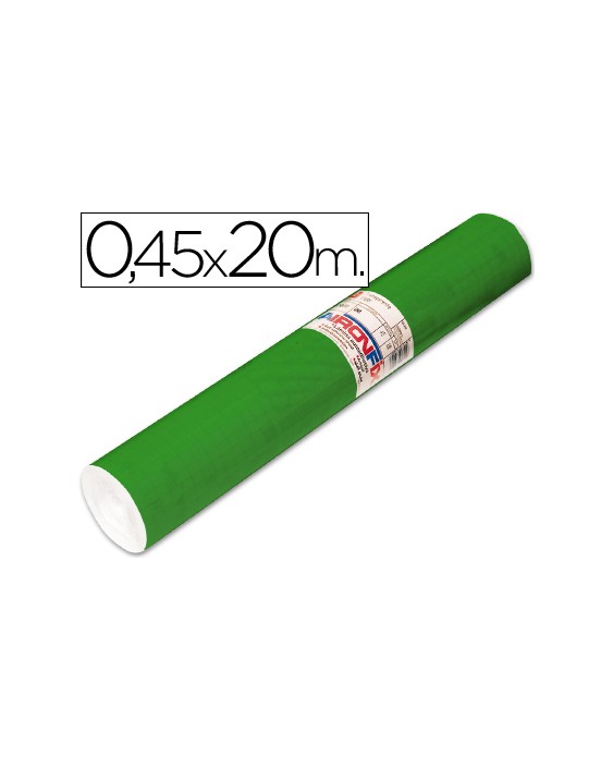 Rollo adhesivo aironfix unicolor verde brillo 67047 rollo de 20 m