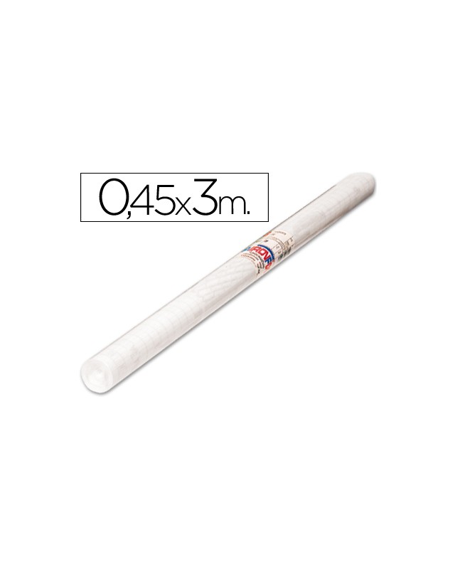Rollo adhesivo aironfix transparente removible 69614 rollo 0,45 x 3 m
