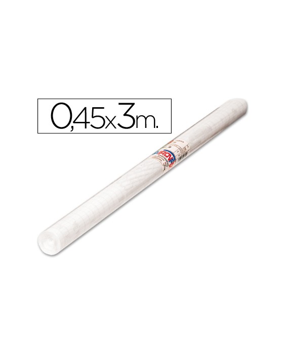 Rollo adhesivo aironfix transparente removible 69614 rollo 0,45 x 3 m