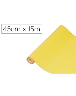 Rollo adhesivo d-c-fix amarillo lima ancho 45 cm largo 15 m