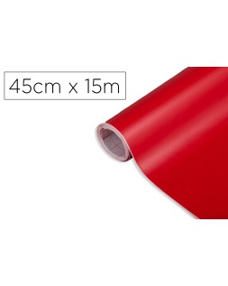 Rollo adhesivo d-c-fix rojo señales ancho 45 cm largo 15 m