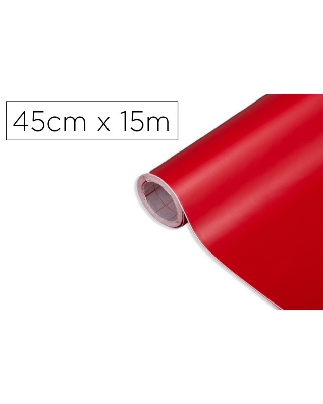 Rollo adhesivo d-c-fix rojo señales ancho 45 cm largo 15 m