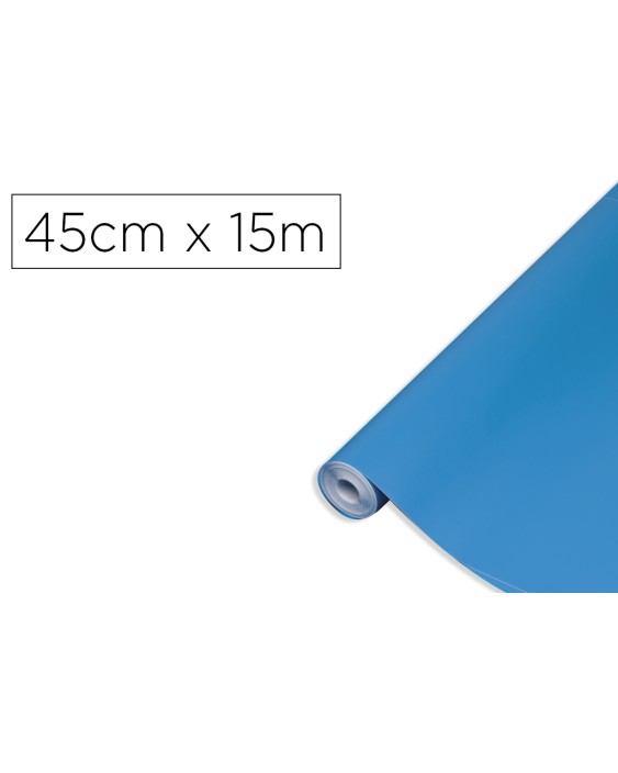 Rollo adhesivo d-c-fix azul aire ancho 45 cm largo 15 m