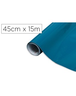 Rollo adhesivo d-c-fix azul petroleo ancho 45 cm largo 15 m