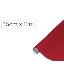 Rollo adhesivo d-c-fix burdeos mate ancho 45 cm largo 15 m