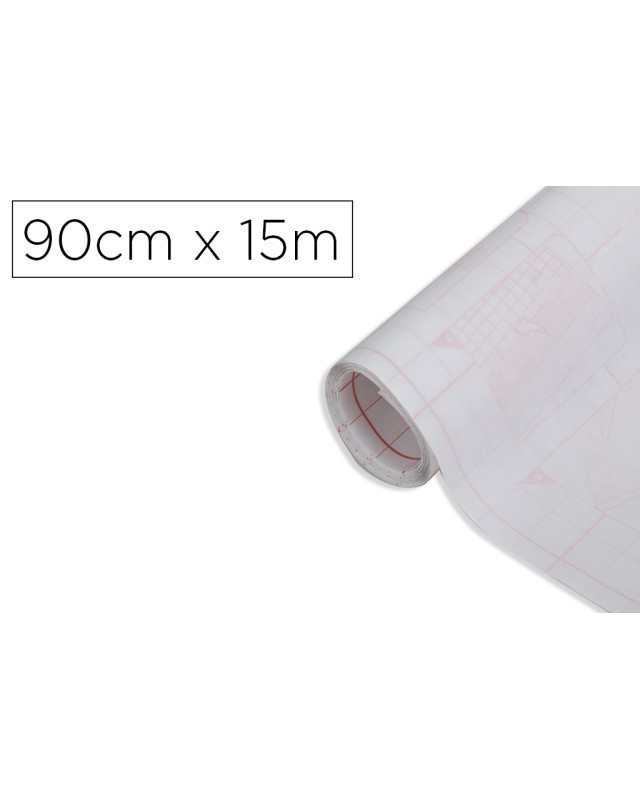 Rollo adhesivo d-c-fix transparente ancho 90 cm largo 15 m