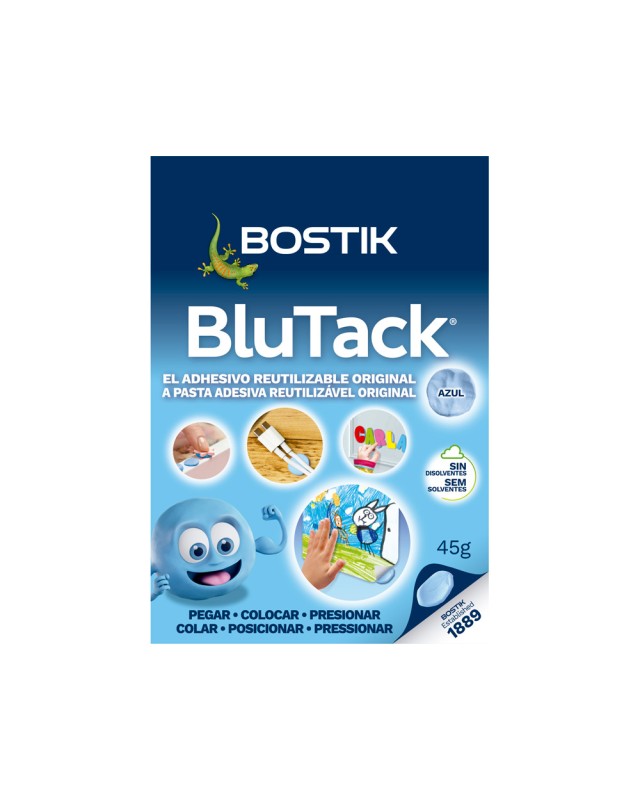 Sujetacosa masilla bostik blu tack