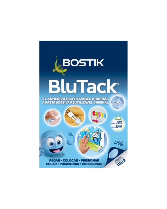 Sujetacosa masilla bostik blu tack