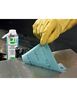 Limpiador de pegamento q-connect para etiqueta adhesiva bote de 200 ml
