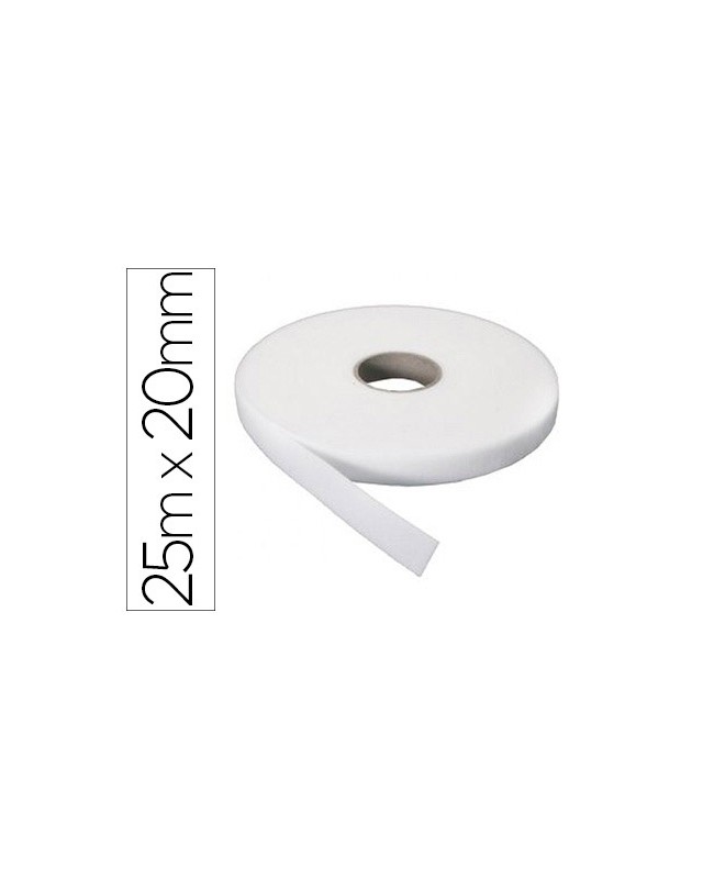 Velcro adhesivo sumo didactic suave rollo 25 m x 20 mm