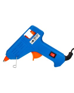 Pistola de silicona caliente mini liderpapel de 25 w con gatillo dispensador y 2 barras de repuesto de 7 mm